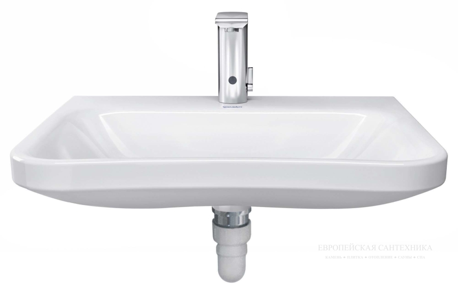 Раковина Duravit DuraStyle Vital Med, 650х570 мм, без перелива, с 1 отверстием под смеситель, цвет белый с покрытием WonderGliss - изображение 1