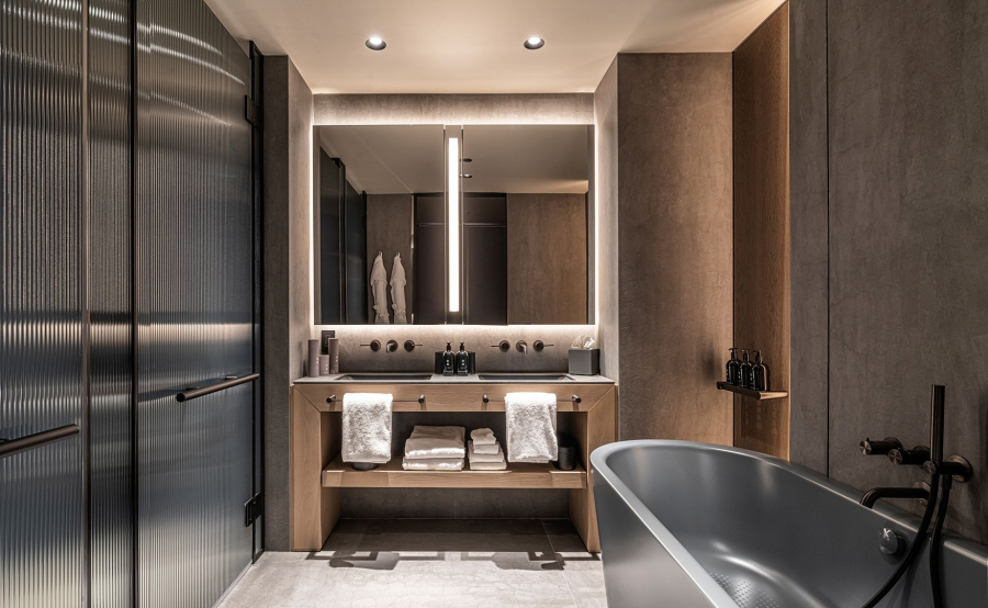 Излив для ванны Gessi316, настенный, цвет Copper Brushed PVD - изображение 2