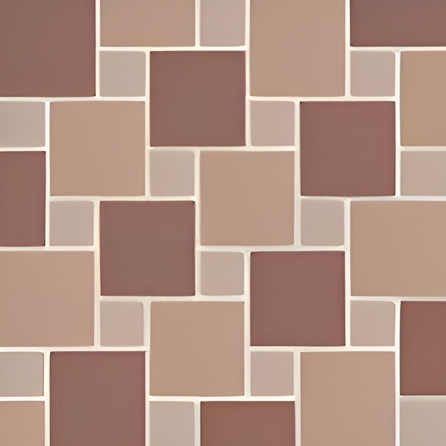 Micro. Керамогранит Microtiles Oddfellow Mix Terracotta/Cotto/Klinker 30,1x30,1