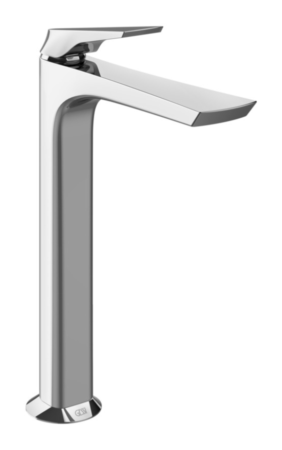 Смеситель для раковины Gessi Ventaglio, высокий, с донным клапаном "Stop&Go", цвет Chrome
