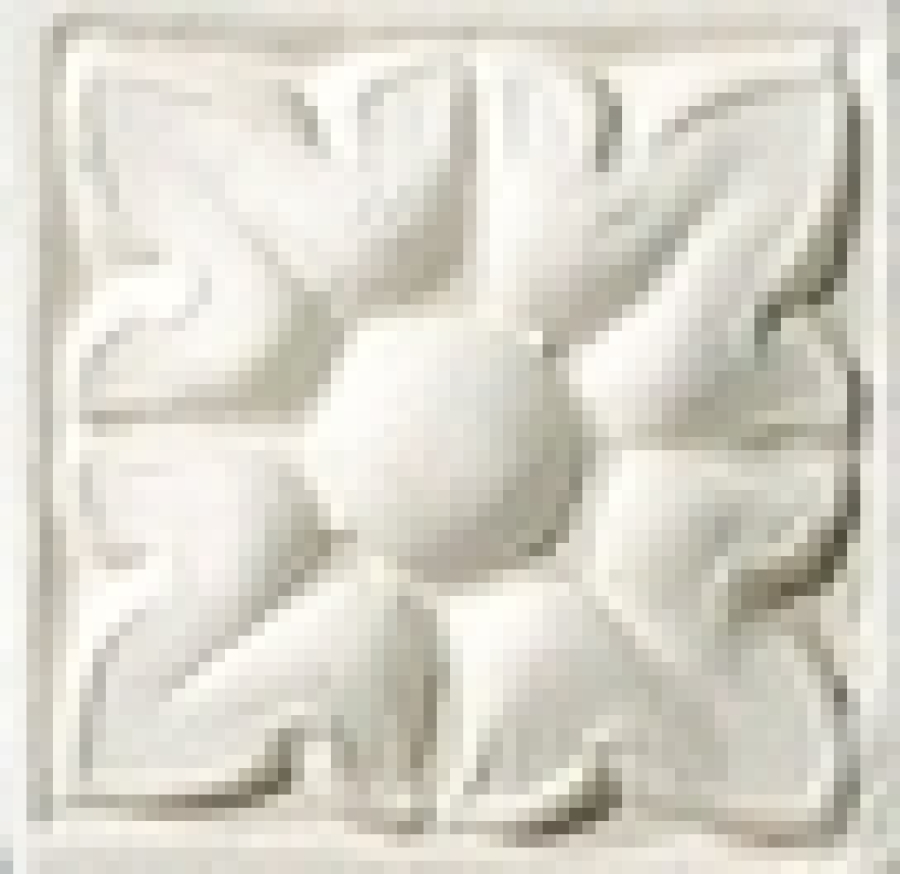 CERAMICHE GRAZIA Вставка AMARCORD TOZZETTO IGEA 3X3 BIANCO MATT