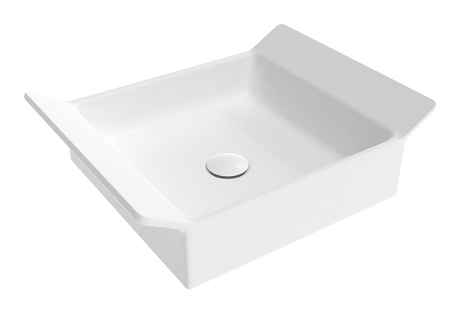 Раковина Flaminia Box 40, накладная, 525х400 мм, цвет Latte