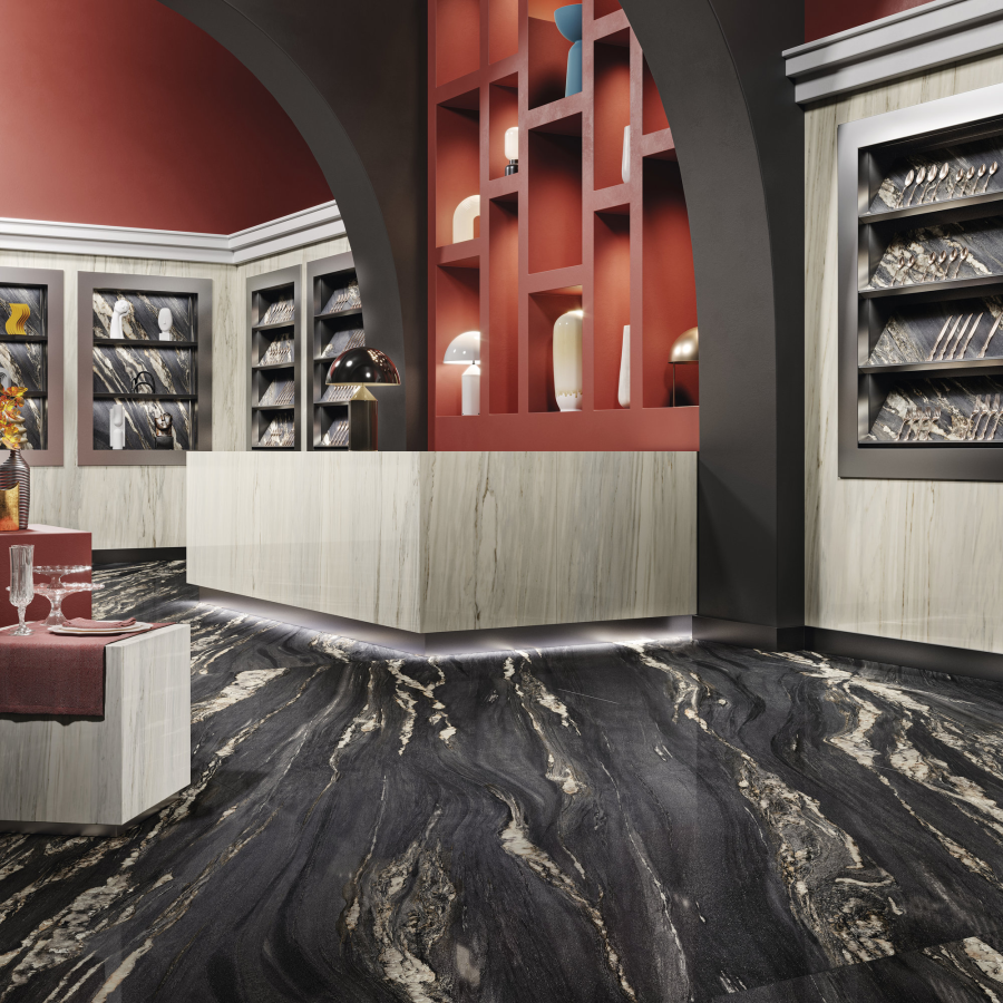 FMG Maxfine Керамогранит Marmi Kuroca silky 75x37,5 - изображение 3