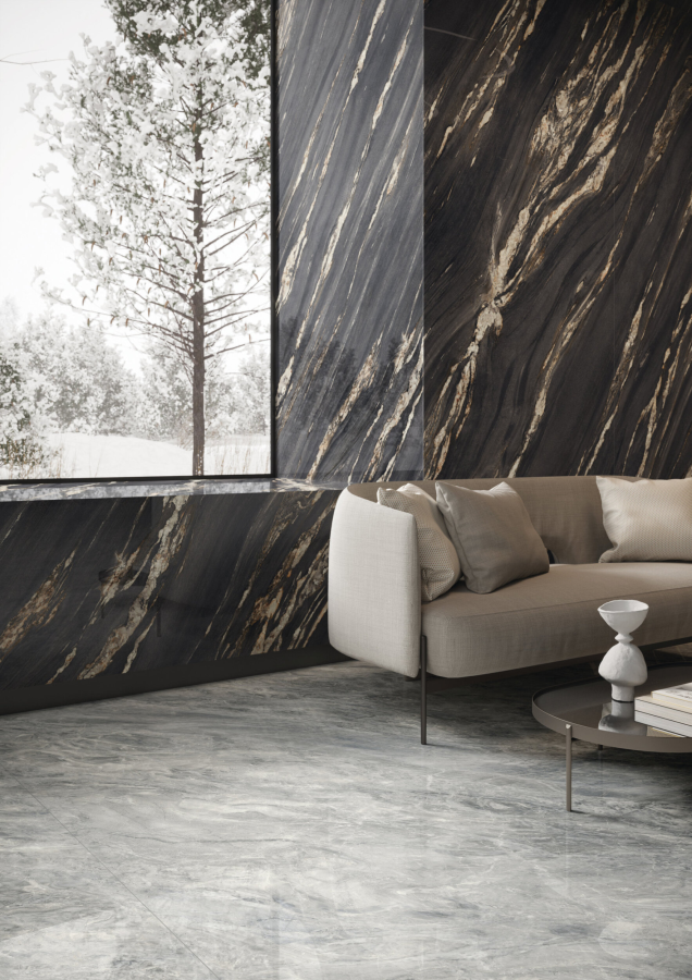 FMG Maxfine Керамогранит Marmi Kuroca silky 75x37,5 - изображение 5