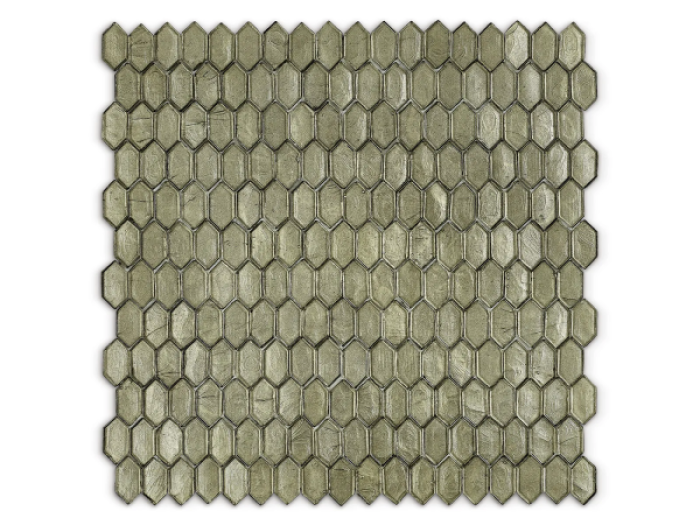 На изображении товар Sicis Стеклянная мозаика Crystal Blenda chips size 31x15 mm sheet size 304x300 mm от официального представителя в Москве