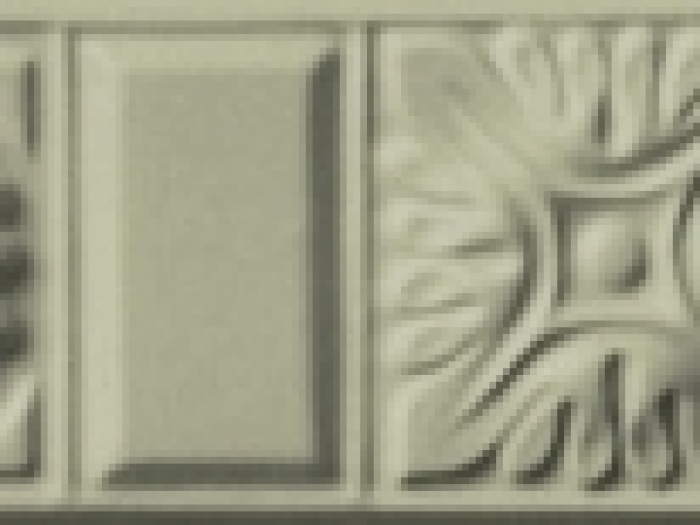 На изображении товар CERAMICHE GRAZIA Бордюр ELECTA CAMMEO 6,5X20 VERDE CRAQUELE' от официального представителя в Москве