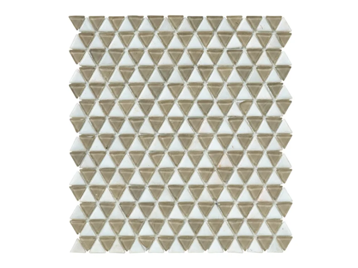 На изображении товар Sicis Смальтовая мозаика Trigono Blends Mosaic Hans chips size 19x21 mm sheet-size 284x300 mm от официального представителя в Москве