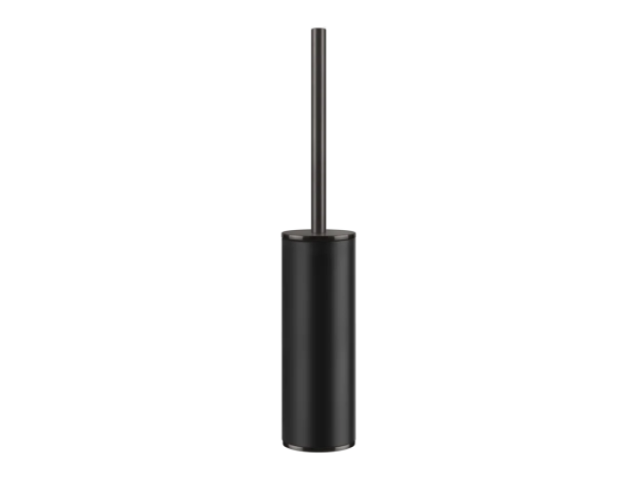 На изображении товар Ёршик Gessi Inciso, ⌀76х426 мм, напольный, цвет Black/Black Metal Brushed PVD от официального представителя в Москве