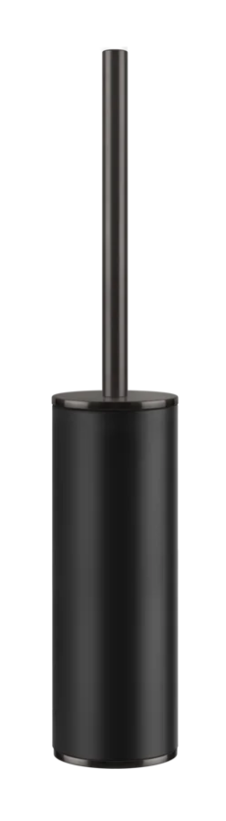 Ёршик Gessi Inciso, ⌀76х426 мм, напольный, цвет Black/Black Metal Brushed PVD