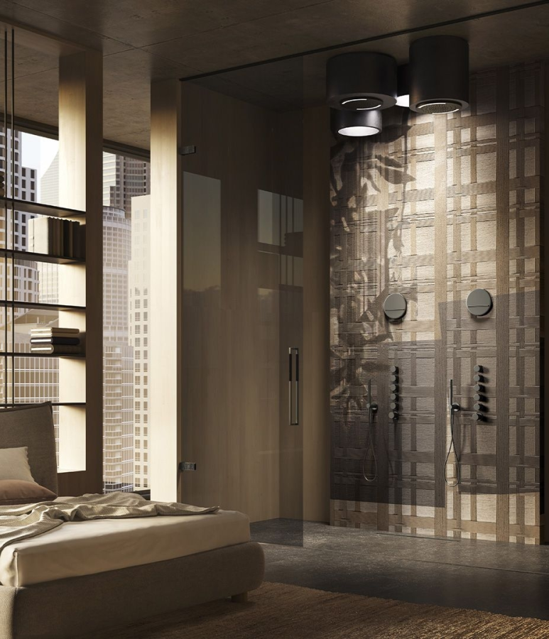 Ручной душ Gessi Anello, с держателем и шланговым подсоединением, цвет Dark Bronze - изображение 2