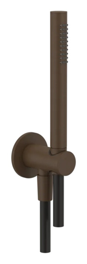 Ручной душ Gessi Anello, с держателем и шланговым подсоединением, цвет Dark Bronze