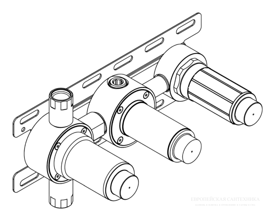 Скрытая часть для встраиваемого смесителя CeaDesign UCS 25