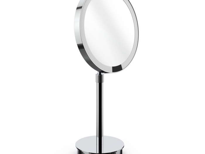 На изображении товар Зеркало косметическое Decor Walther JUST LOOK PLUS SR, с подсветкой, х7, цвет хром от официального представителя в Москве