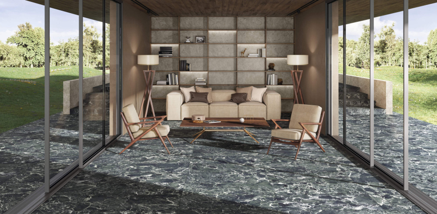 FMG Керамогранит Select Aosta green marble lucidato 120x60 8мм - изображение 3