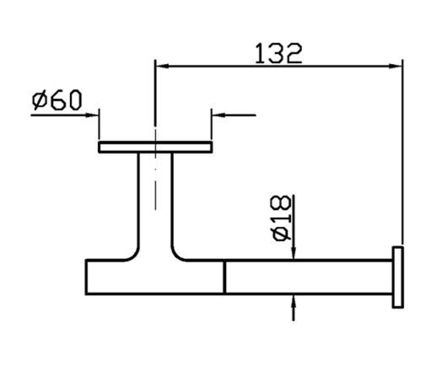 Бумагодержатель Zucchetti Pan, без крышки, настенный, цвет золото - изображение 1