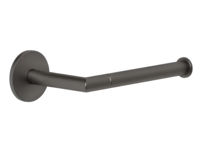 На изображении товар Бумагодержатель Gessi Tondo, настенный, ширина 166 мм, цвет Black Metal Brushed PVD от официального представителя в Москве