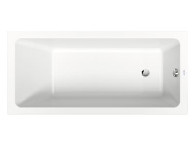 На изображении товар Ванна Duravit Duravit No.1, встраиваемая, 1500x700 мм, 1 наклон спинки, цвет белый от официального представителя в Москве