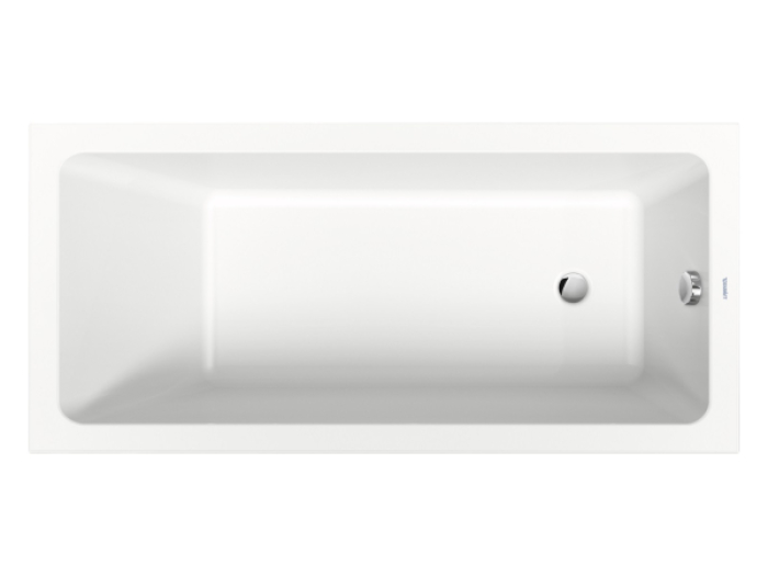 На изображении товар Ванна Duravit Duravit No.1, встраиваемая, 1500x700 мм, 1 наклон спинки, цвет белый от официального представителя в Москве
