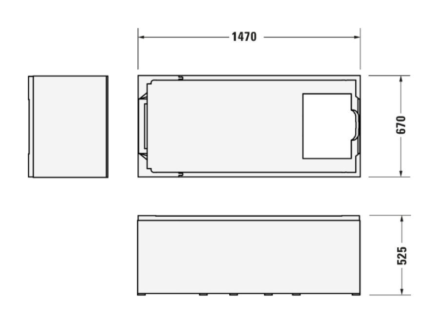 Ванна Duravit Duravit No.1, встраиваемая, 1500x700 мм, 1 наклон спинки, цвет белый - изображение 8