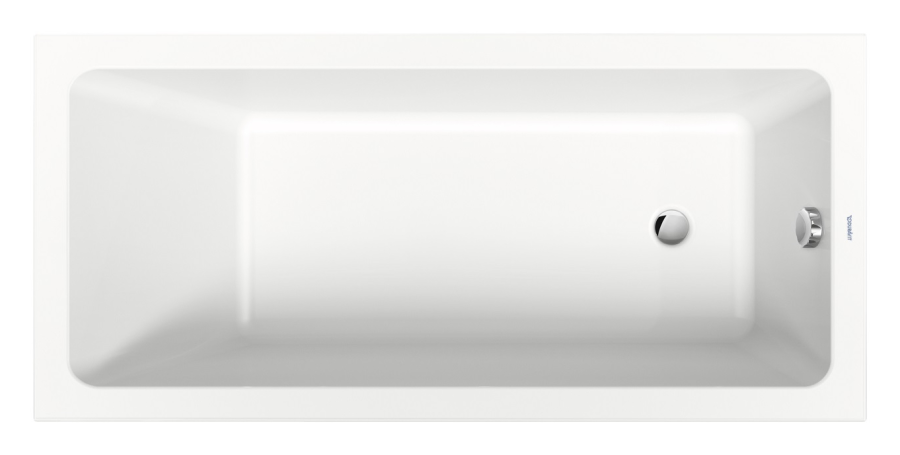 Ванна Duravit Duravit No.1, встраиваемая, 1500x700 мм, 1 наклон спинки, цвет белый