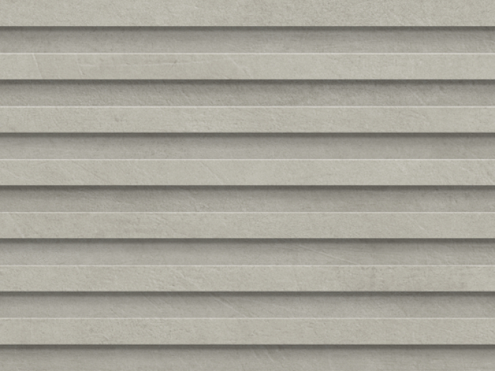 На изображении товар Kronos Ceramiche Мозаика Materia Cemento Mini Baguette 3D 30X120 от официального представителя в Москве