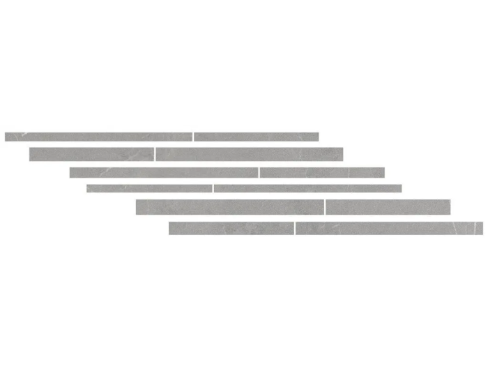 На изображении товар Living Ceramics Керамогранит Allure Grey Mureto 3D Mosaic Soft textured 15x60 от официального представителя в Москве