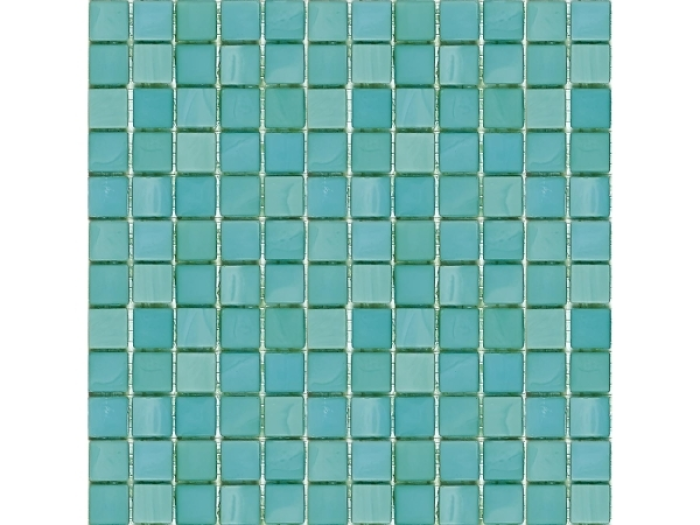 На изображении товар Sicis Стеклянная мозаика Pluma Marin chips size 15x15 mm sheet size 295x295 mm от официального представителя в Москве