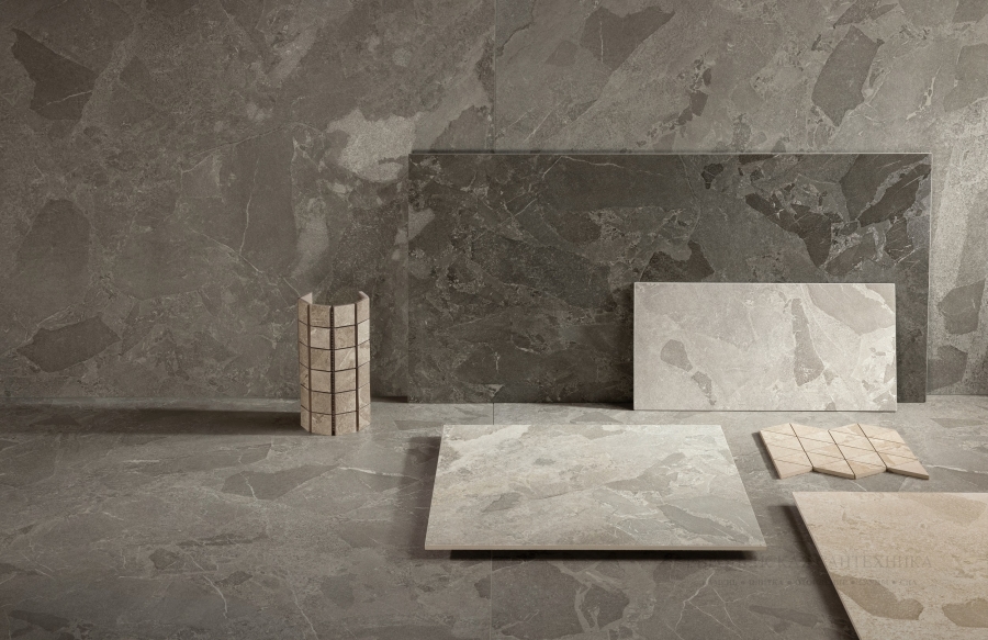 CERCOM Керамогранит COSMO METEOR GREY RET 60X60 - изображение 5