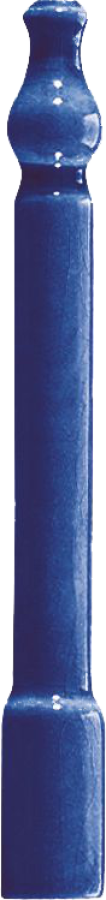 CERAMICHE GRAZIA Угловой элемент EPOQUE ANGOLO ZOCCOLO 20X2 DIAMANTATO COBALT CRAQUELE