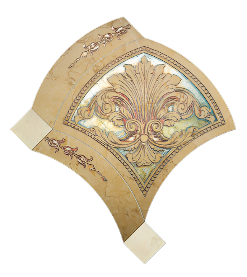 Akros Venezia Камень La Dolce vita Passione T Giallo Atlantide Silver 32,5x36x1