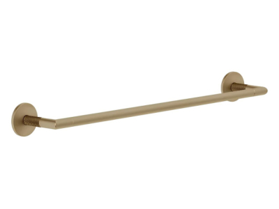На изображении товар Полотенцедержатель Gessi Anello, настенный, L450 мм, цвет Warm Bronze Brushed PVD от официального представителя в Москве