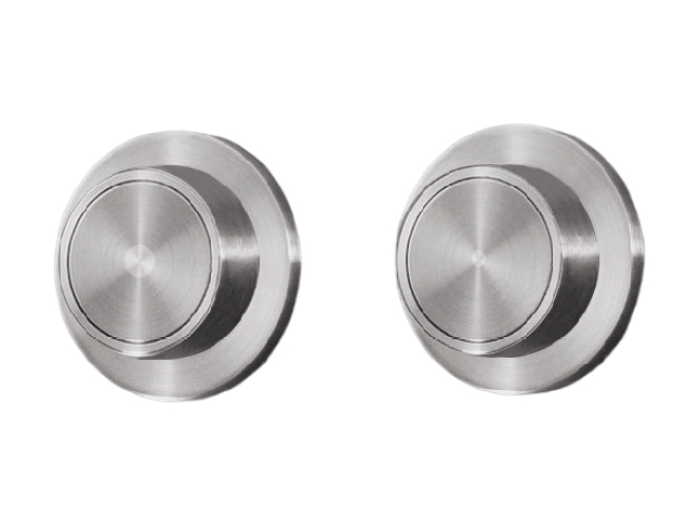 На изображении товар Клавиша смыва CeaDesign Hydroplate для встроенного бачка Tece, сталь, цвет сатинированное светлое золото от официального представителя в Москве