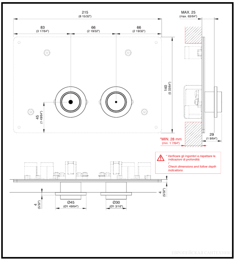 Клавиша смыва CeaDesign Hydroplate для встроенного бачка Tece, сталь, цвет сатинированное светлое золото - изображение 2