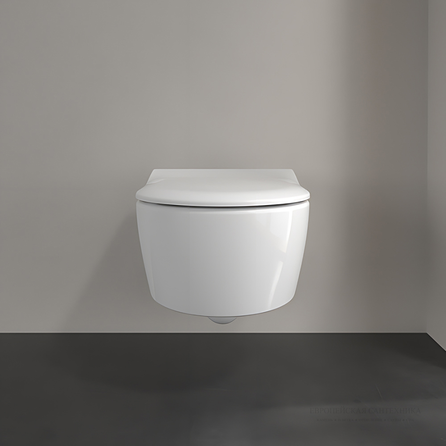 Cиденье для унитаза Villeroy&Boch Avento 374х439 мм, альпийский белый - изображение 5