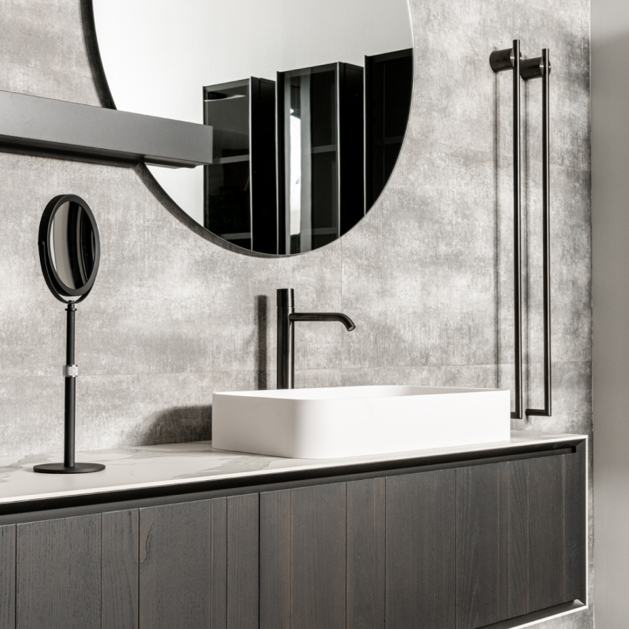 Полотенцесушитель CeaDesign Equilibrio, электрический, 2 перекладины, цвет сатинированная сталь - изображение 4