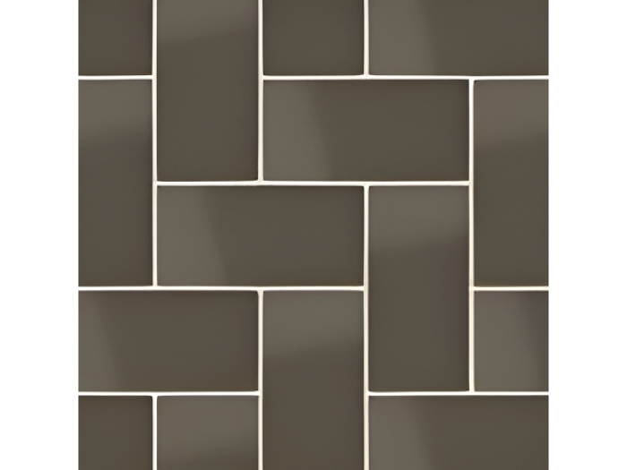 На изображении товар Micro. Керамогранит Microtiles Herringbone Glaze Coffee 40,2x40,2 от официального представителя в Москве