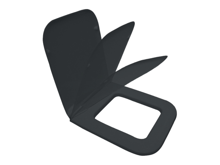 На изображении товар Сиденье для унитаза Cielo Shui Comfort 375х470 мм, Basalto от официального представителя в Москве