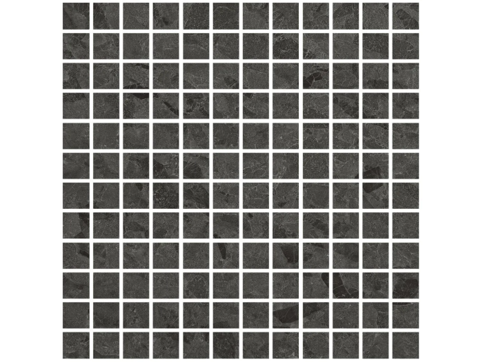 На изображении товар Living Ceramics Керамогранит Eme Anthracite Mosaic 25 Soft textured 29,8x29,8 от официального представителя в Москве