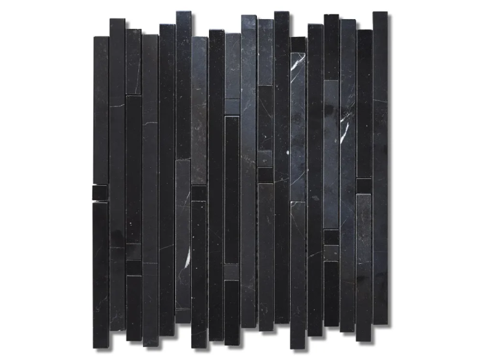 На изображении товар Sicis Смешанная мозаика Fibers Thick Obsidian 288x331 mm от официального представителя в Москве