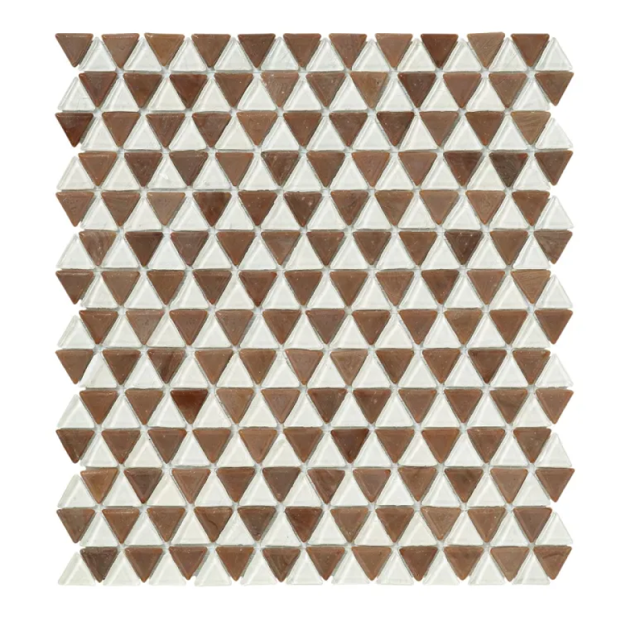 Sicis Смальтовая мозаика Trigono Blends Mosaic Mika chips size 19x21 mm sheet-size 284x300 mm