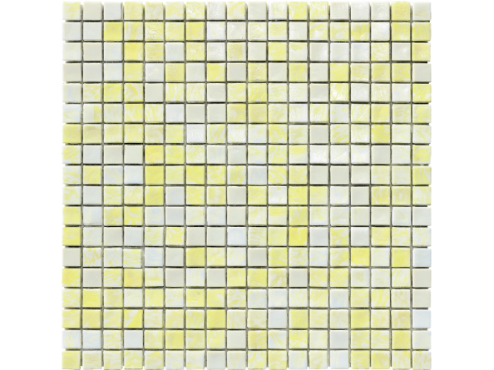 На изображении товар Sicis Стеклянная мозаика Murano Smalto Cadmium 1 chips size 10x10 mm sheet-size 295x295 mm от официального представителя в Москве