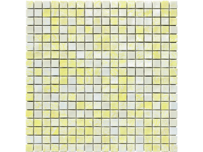 На изображении товар Sicis Стеклянная мозаика Murano Smalto Cadmium 1 chips size 10x10 mm sheet-size 295x295 mm от официального представителя в Москве