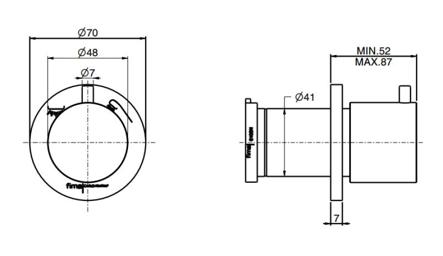 Переключатель Carlo Frattini Spillo Steel, на 2 потребителя, настенный, внешняя часть, цвет нержавеющая сталь - изображение 1