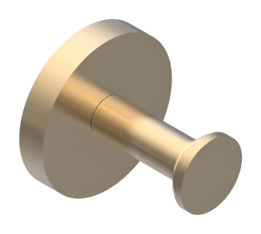 Крючок THG Dean, настенный, Ø14x54 мм, для полотенец/халатов, цвет Soft Matt Gold