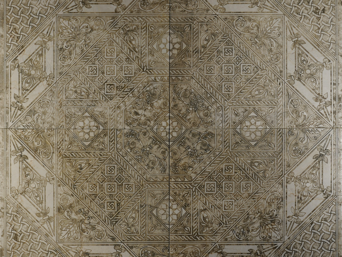 На изображении товар Akros Venezia Камень Decorative Art I tappeti Luxor Botticino 80x80x1 от официального представителя в Москве