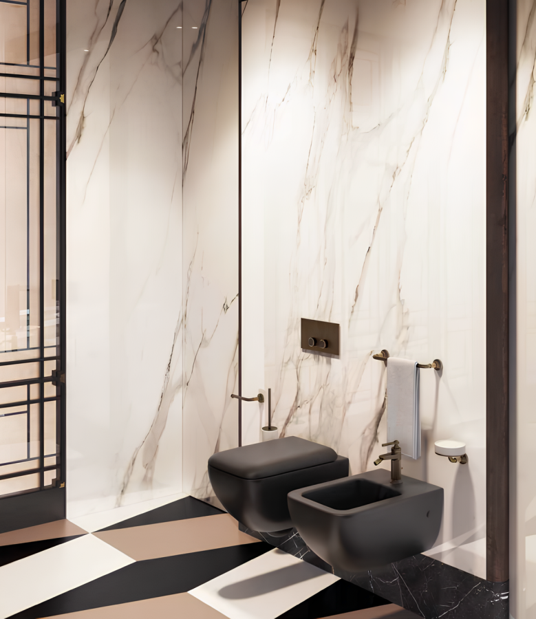 Полотенцедержатель Gessi Venti20, настенный, 300 мм, цвет Warm Bronze Br. PVD - изображение 1