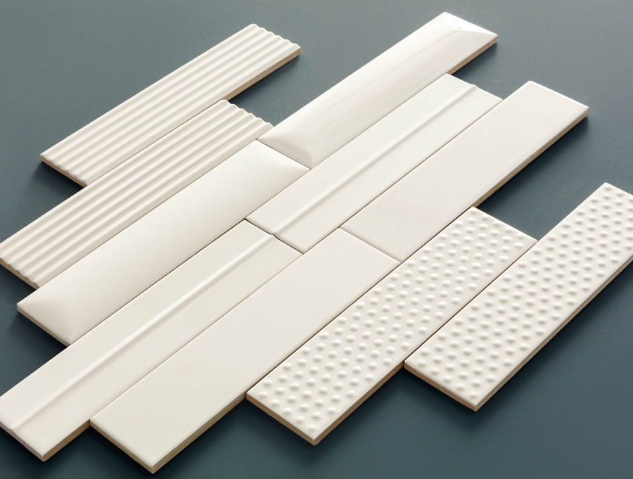 Sartoria Керамическая плитка Vibes Quilt Niveo Matt 6.2x25 - изображение 1