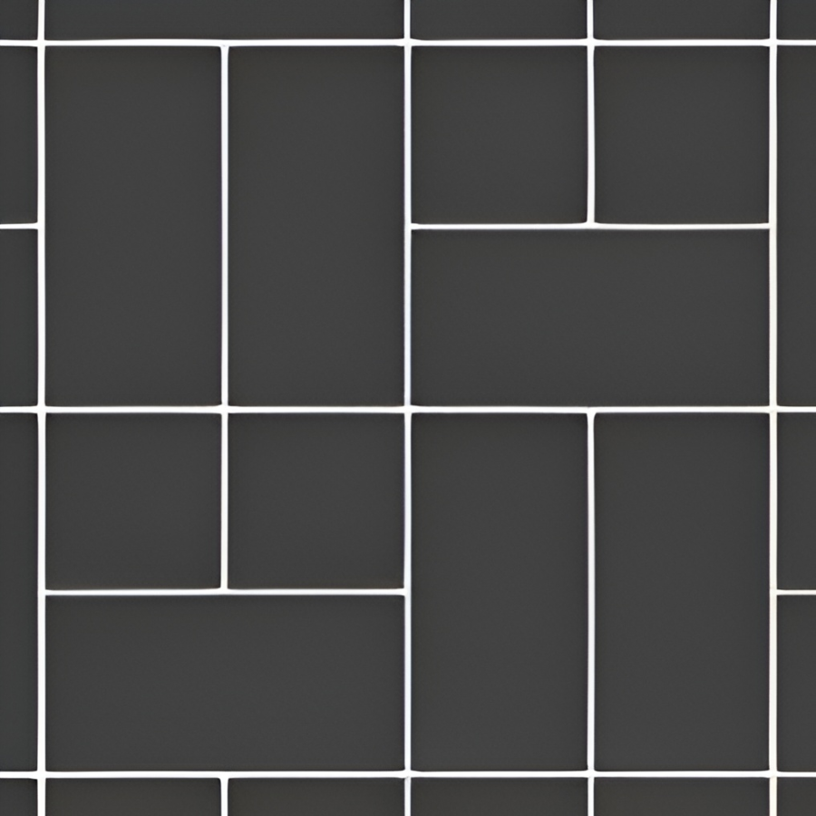 Micro. Керамогранит Microtiles Modern Black 40,2x40,2