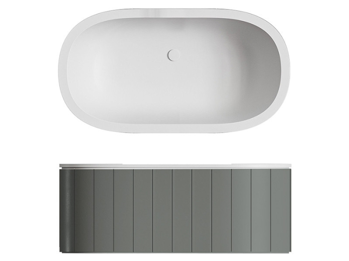 На изображении товар Облицовка для ванны Cielo Arcadia, цвет Brina от официального представителя в Москве