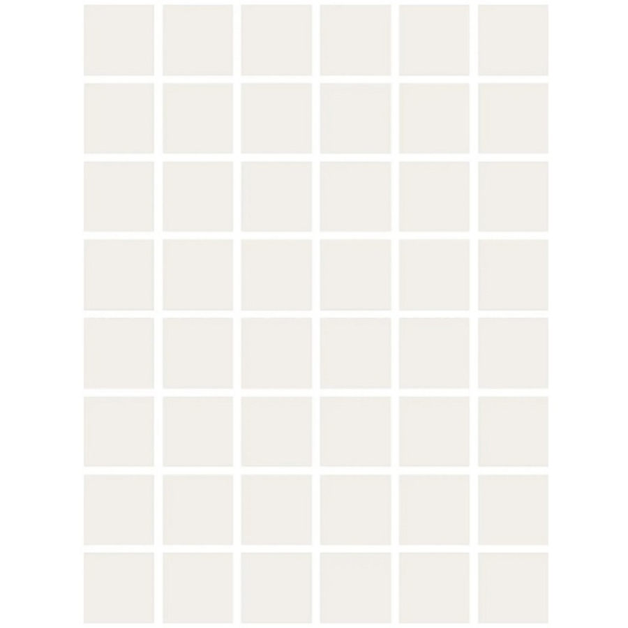 Etruria Керамогранит Xxs Quadrato 5X5 Su Rete Monocolore Super Bianco